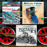 Odjazdowe książki o pociągach dla przedszkolaków - POCIĄGI + KOŁA IDĄ W RUCH + POCIĄGI Małe kompendium