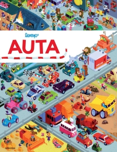 AUTA - Stephan Lomp - duża książka obrazkowa dla dwulatka/-tki, który/-a kocha samochody