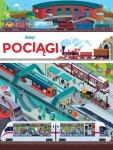 POCIĄGI  - duża kartonowa książka obrazkowa, dla dwulatka - Stephan Lomp